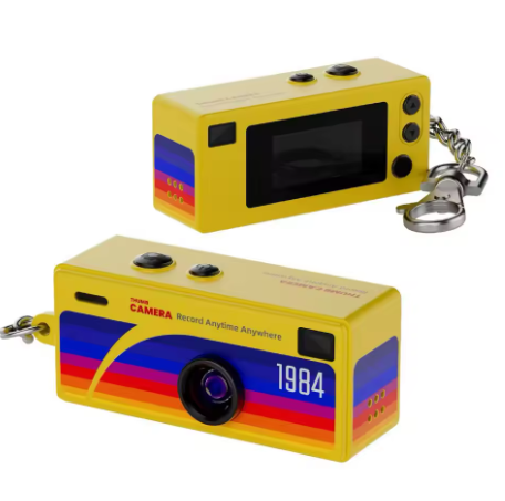 Mini cámara retro - llavero